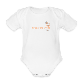 Tits Before Spritz Baby Bio-Kurzarm-Body